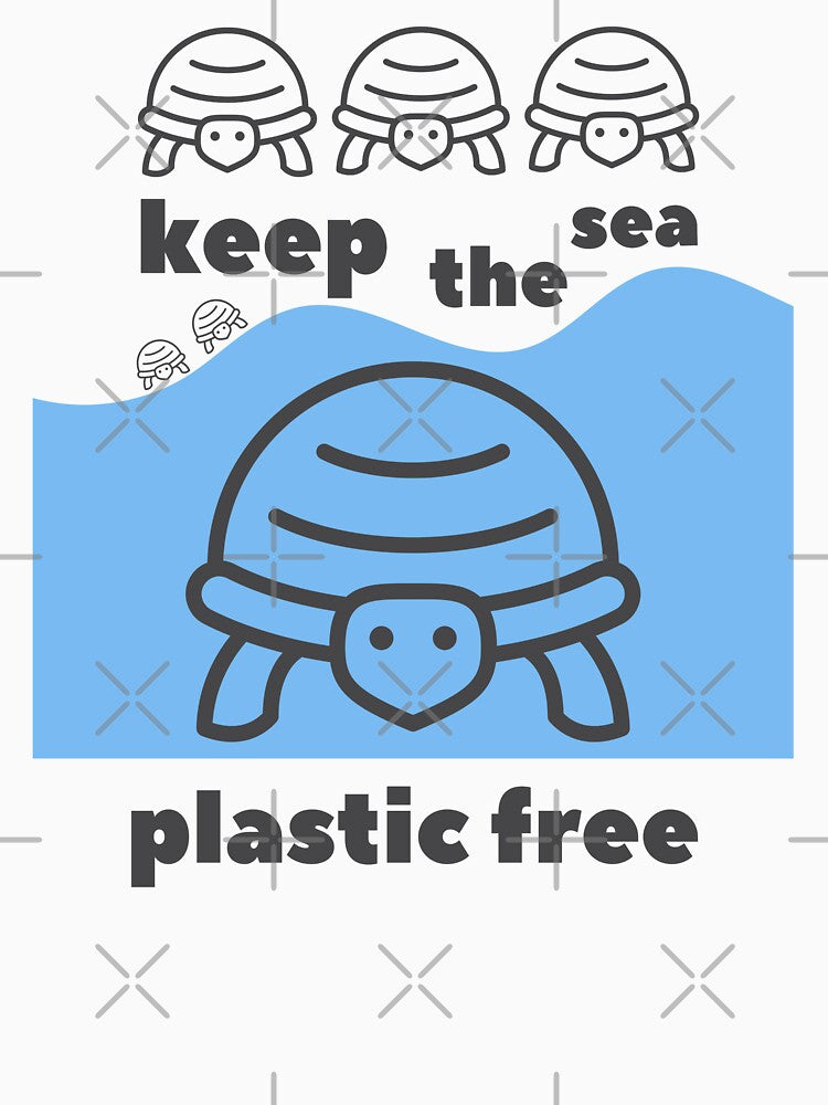 Keep the Sea Plastic Free – Ocean Awareness Design by baskamade