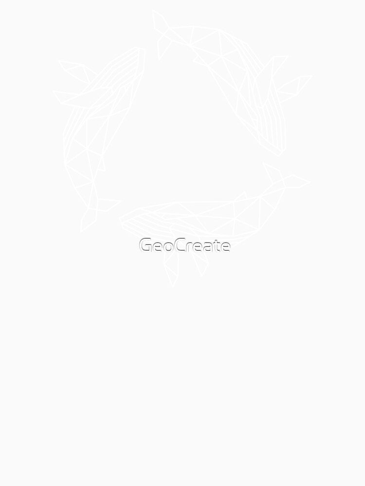 Recycling Whales - white by GeoCreate