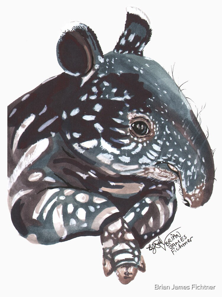 Baby Tapir by Brian James Fichtner