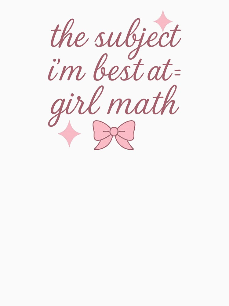 Clean Girl Math Logic by ArtByEvelina