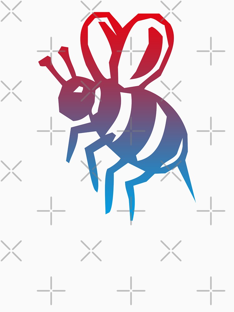 Save The Bees (Red Blue) by SassyClassyMe