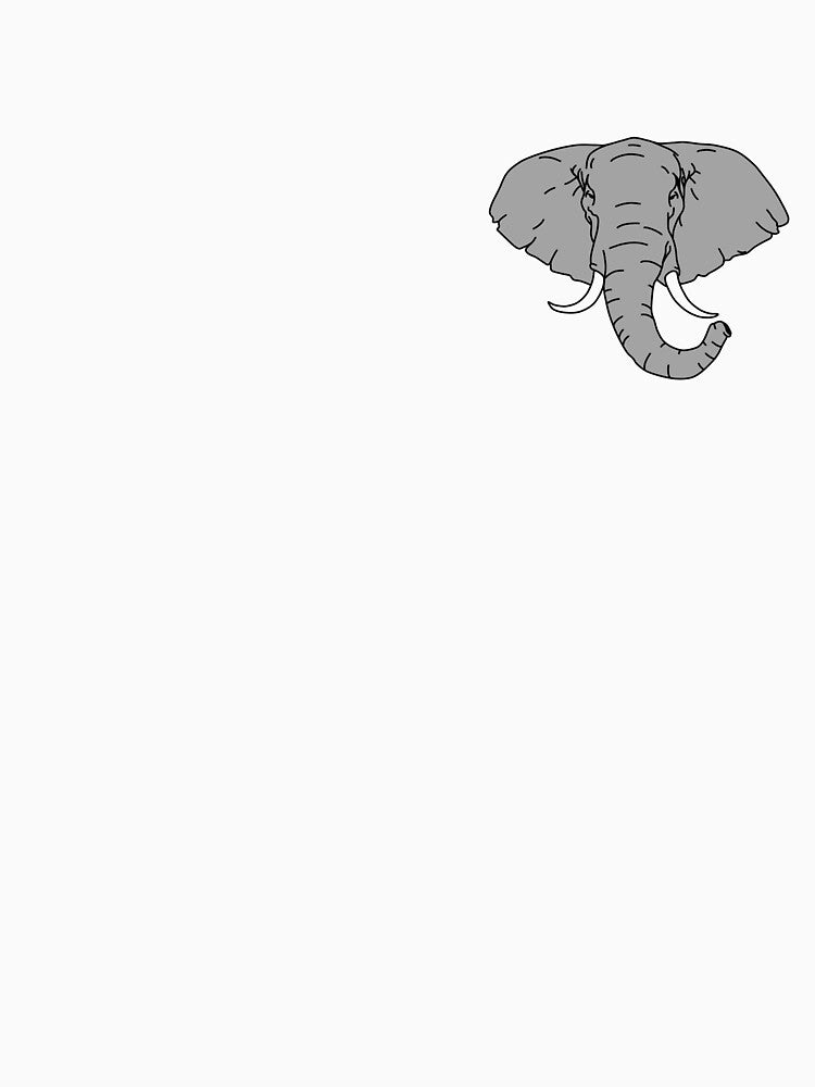 Elephant Drawing by RB Graphics