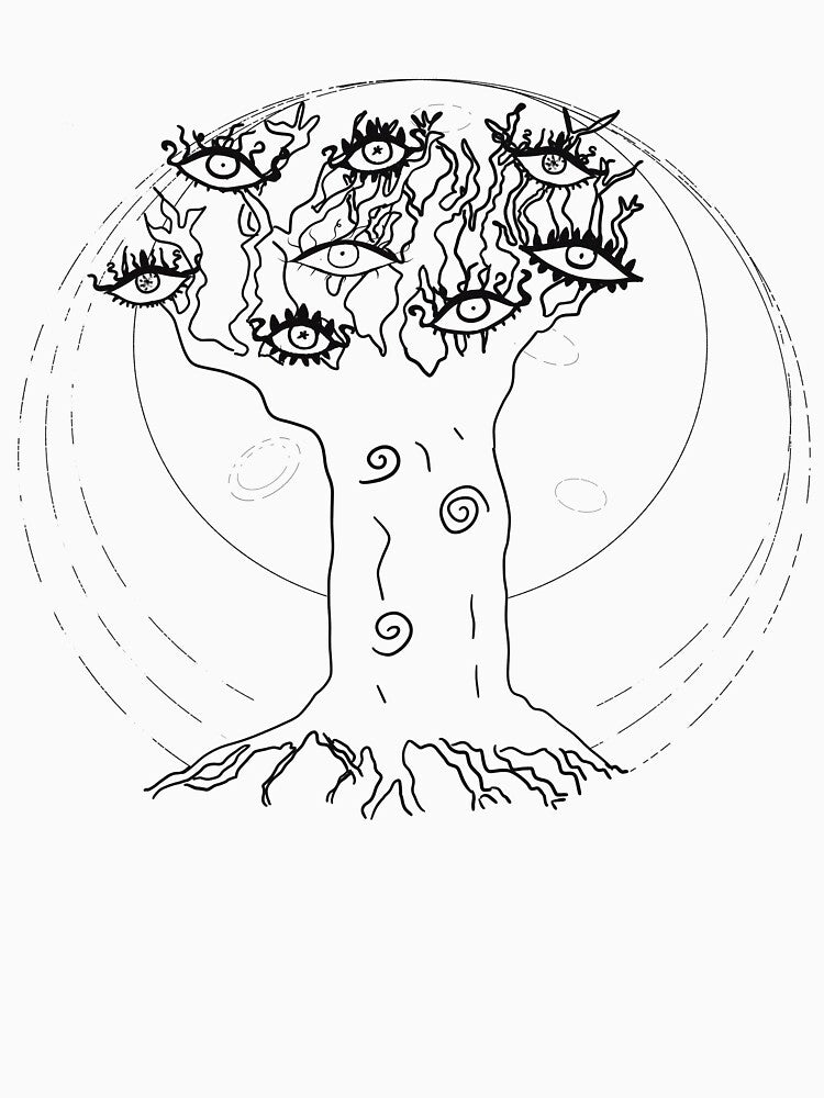 Dark forest, the tree by Noxnebula
