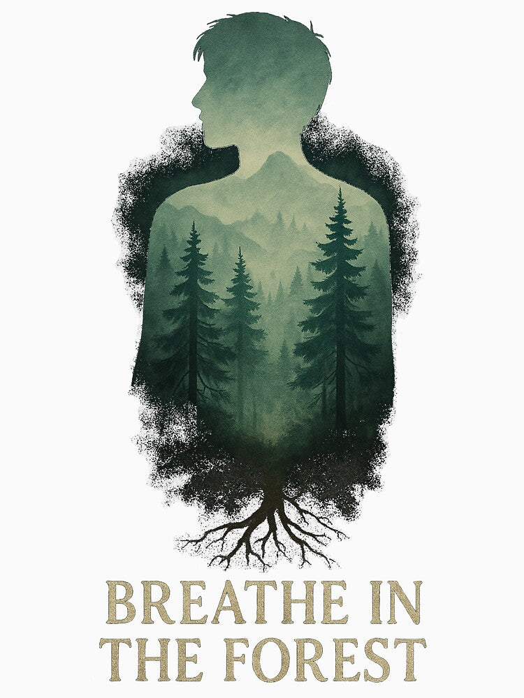 Breathe In the Forest – Nature Within Silhouette by The Midnight Fiber