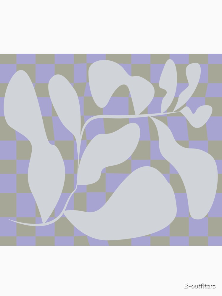 abstract plant lavander art by B-outfiters