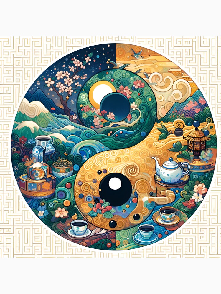 Yin and Yang are two opposite but interdependent energies that symbolize balance and harmony in the universe in Chinese culture by aleksandr13