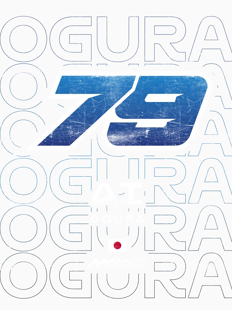 Ai Ogura Number 79 Japan MotoGP Aprilia Trackhouse MotoGP Team by Stotee