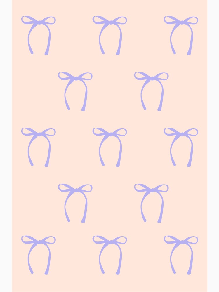 Bows Bows Bows Lilac by slowsundayshop