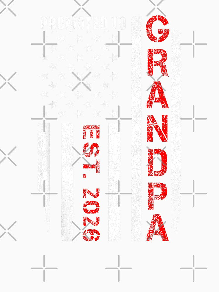 Promoted To Grandpa Est 2026 Expecting Fatherhood Baby Shower by Animal-Replicas