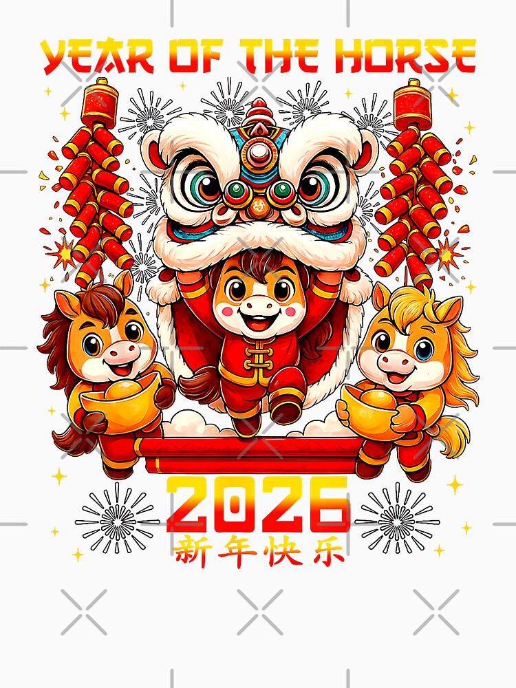 Year Of The Horse 2026 Chinese New Year Celebration by Animal-Replicas