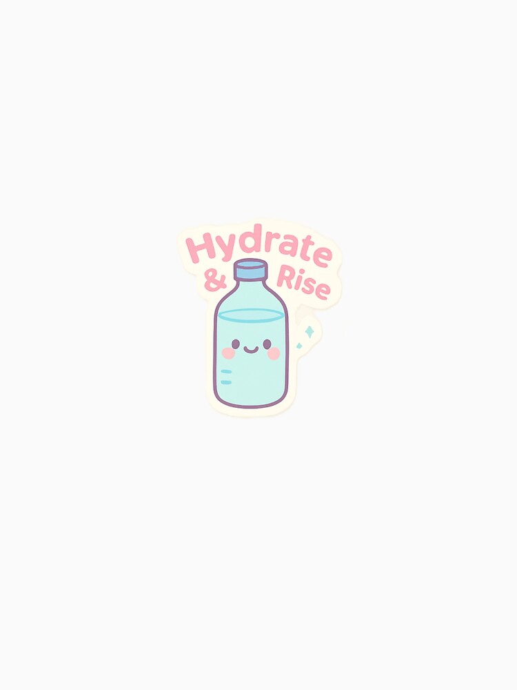 Hydrate & Rise – Emotional Support Water Bottle by Adhiriya