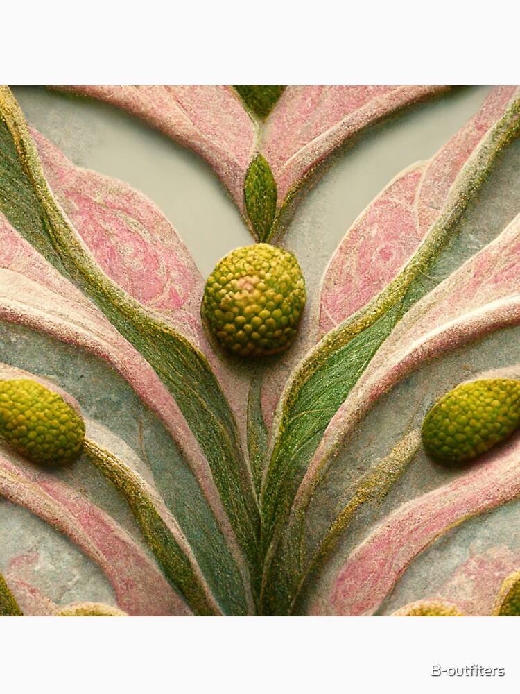 Exotic Nature, Botanical ethereal floral kaleidoscope Pattern by B-outfiters