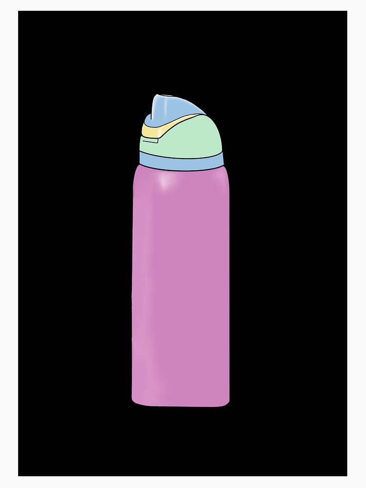 Emotional Support Water Bottle Pink by YipYapDesigns