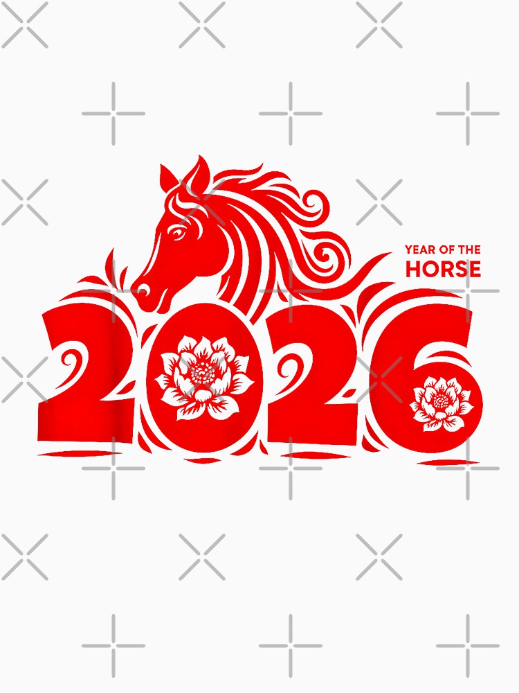 2026 Year of the Horse Chinese New Year by MerchDeviant