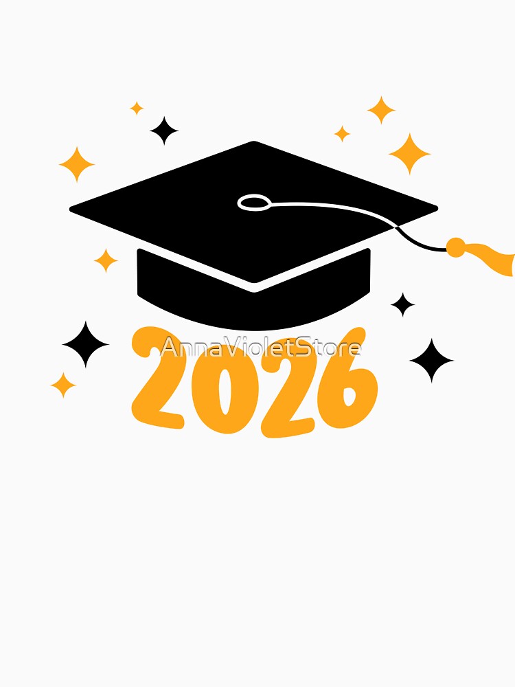 Graduation 2026 Print, Cute School Grad Design by AnnaVioletStore