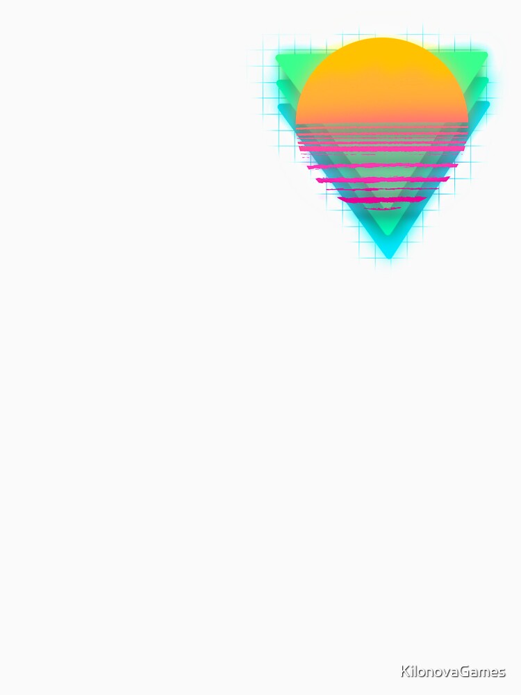 Neon Vaporwave Sunset by KilonovaGames
