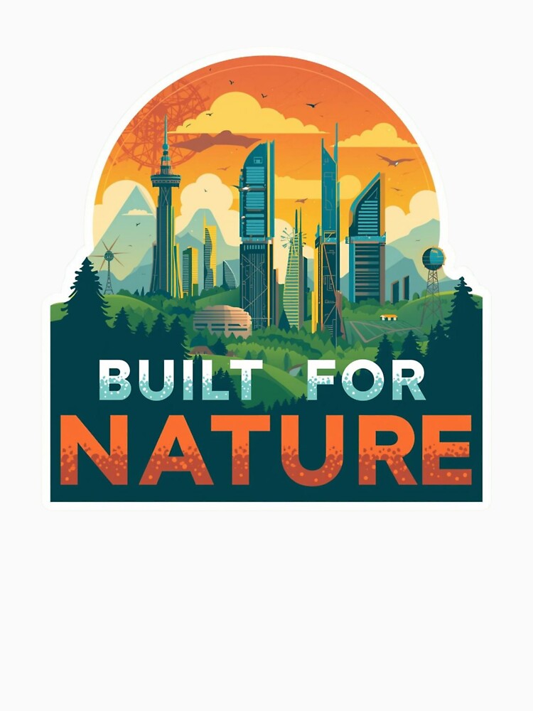 Solarpunk Future City - Green Sustainable Utopia by The Silly Grumpy Society