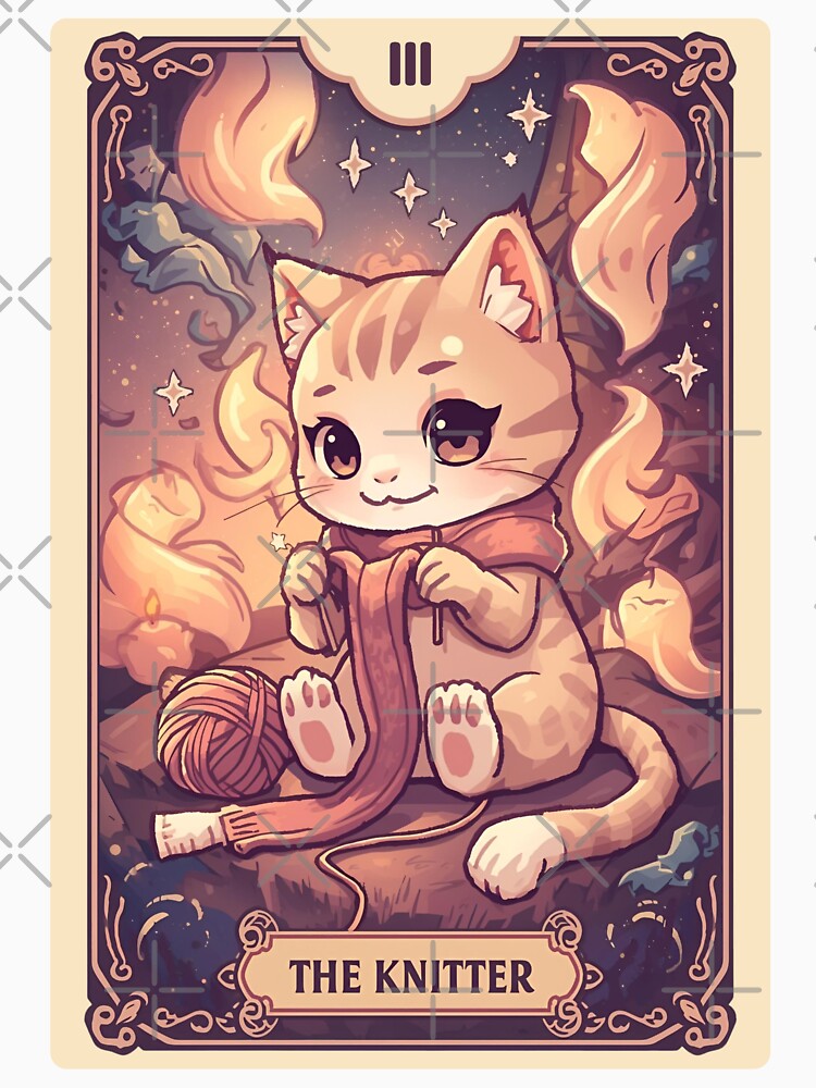 The cat tarot | The knitter by Simple-Leaf