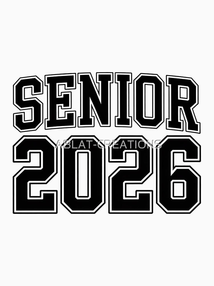 Senior 2026 Varsity Graduation Design | Class of 2026 Retro College Style Tee by ABLAT-CREATIONS