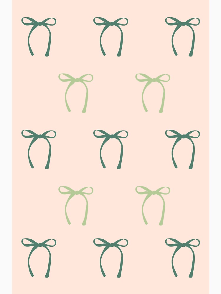 Bows Bows Bows Green by slowsundayshop