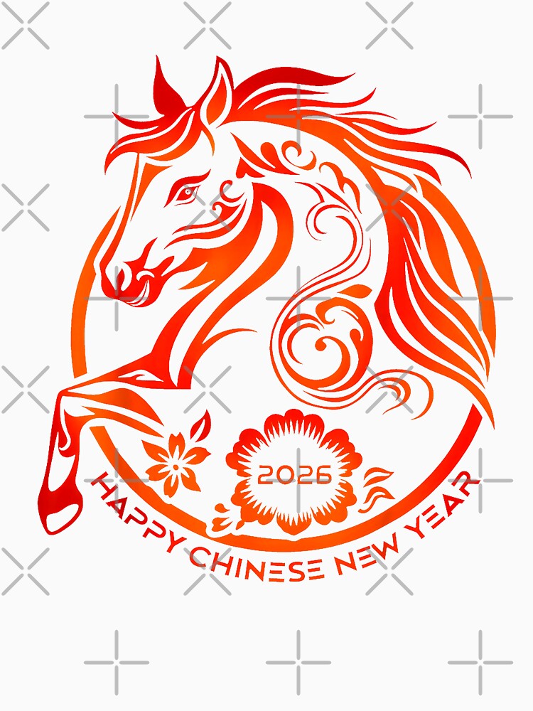 Happy Chinese New Year 2026 Horse Zodiac by MerchDeviant