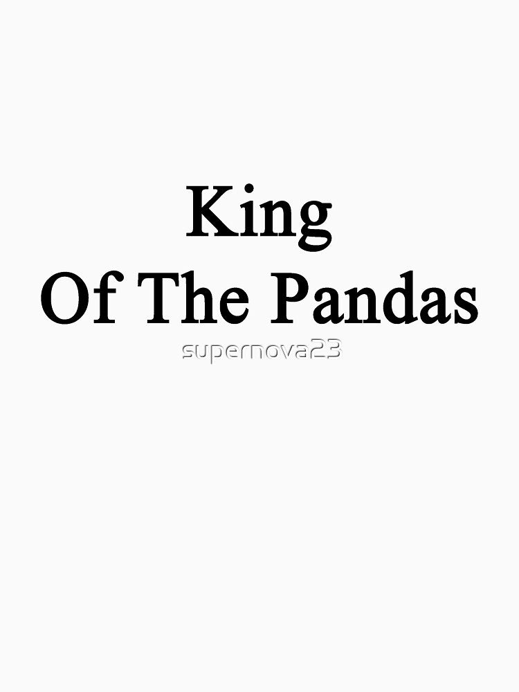 King Of The Pandas by supernova23
