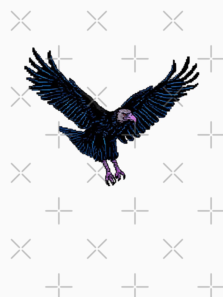 Pixel Art Vulture by Glitch Beast Pixel Art