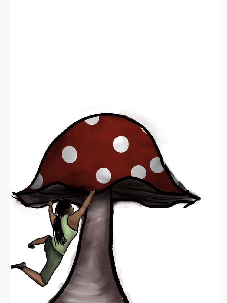 We climb mushrooms! by ArtbyElina
