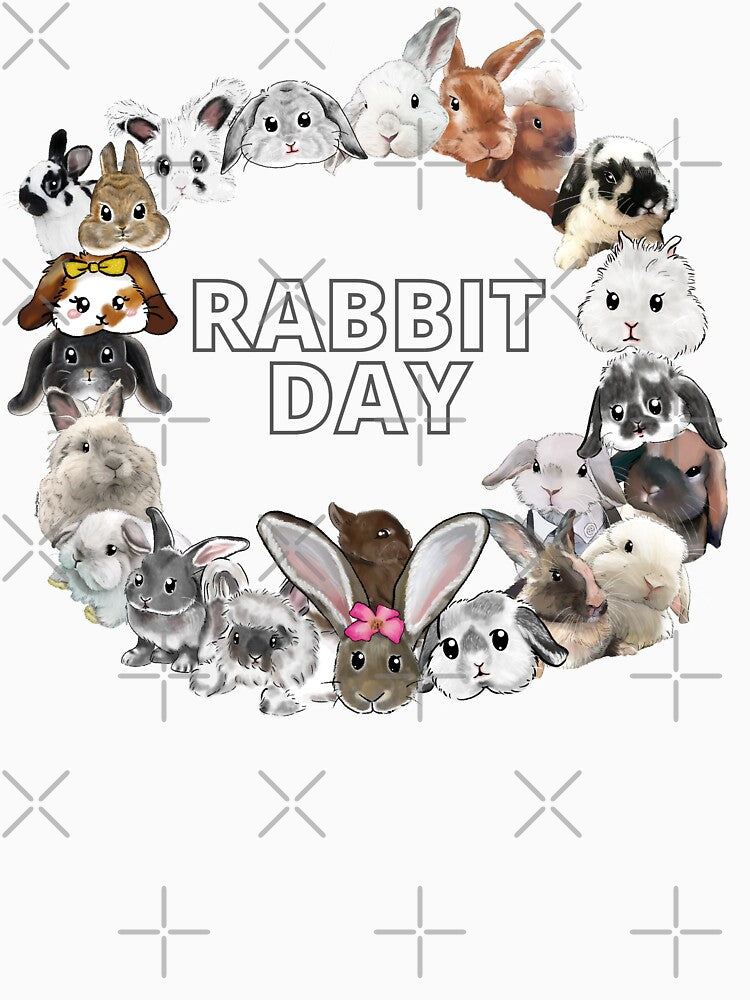 Circle Rabbit Day Head _ Bunniesmee by bunniesmee