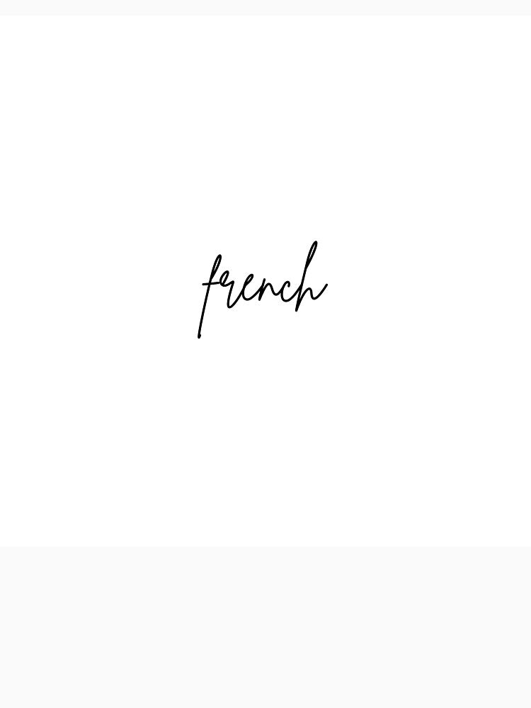 Cursive french by irenaDESIGNS