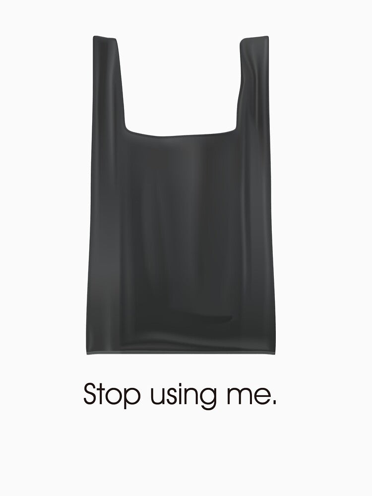 Stop Using Me - Anti-Plastic Environmental Art by AIRATH
