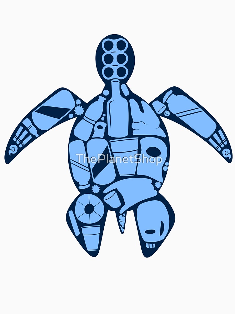 Plastic turtle- blue by ThePlanetShop
