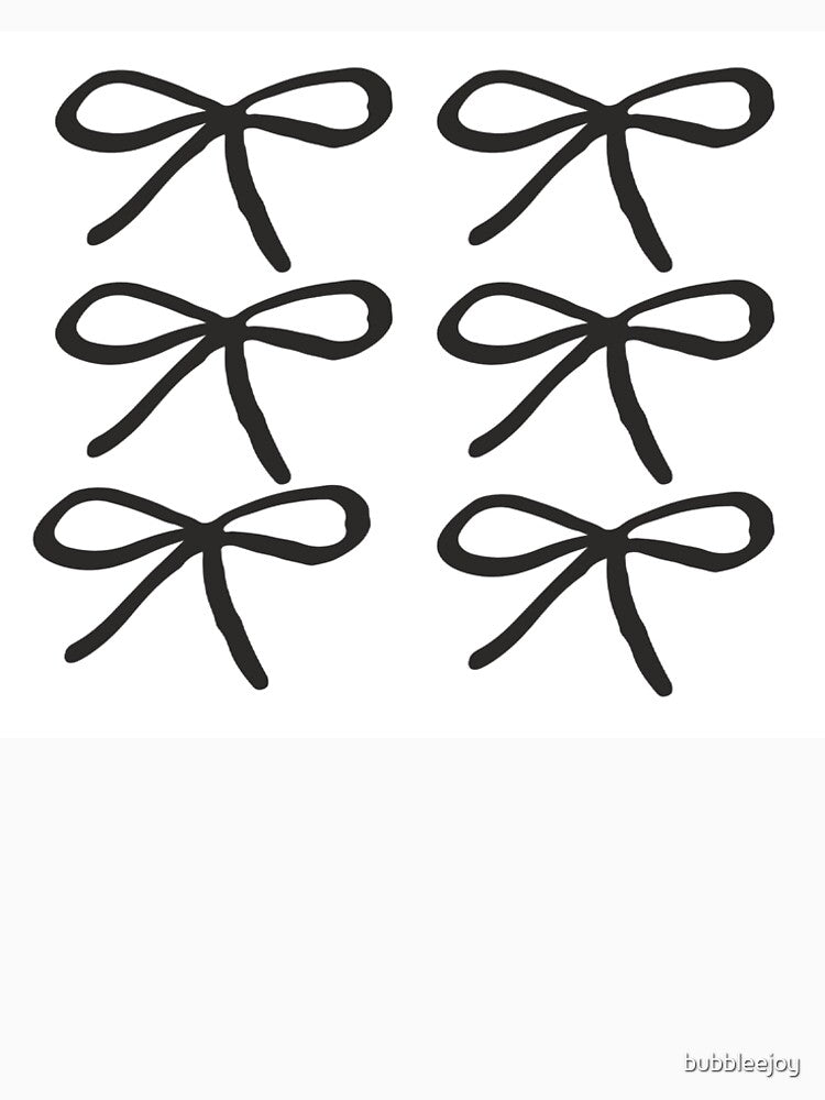 just black bows by bubbleejoy