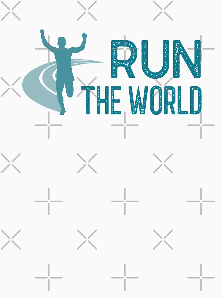 Run the world Marathon Runner Trail Running by grinta2021