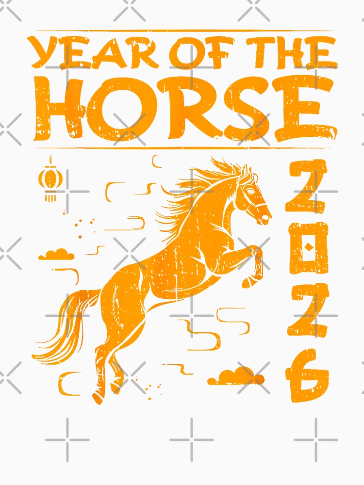 Year Of The Horse 2026 Chinese Zodiac by MerchDeviant