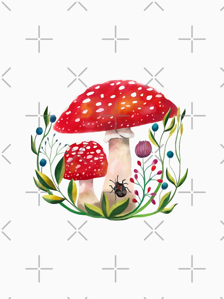 Mushroom Cottagecore Nature by Katlligraphy