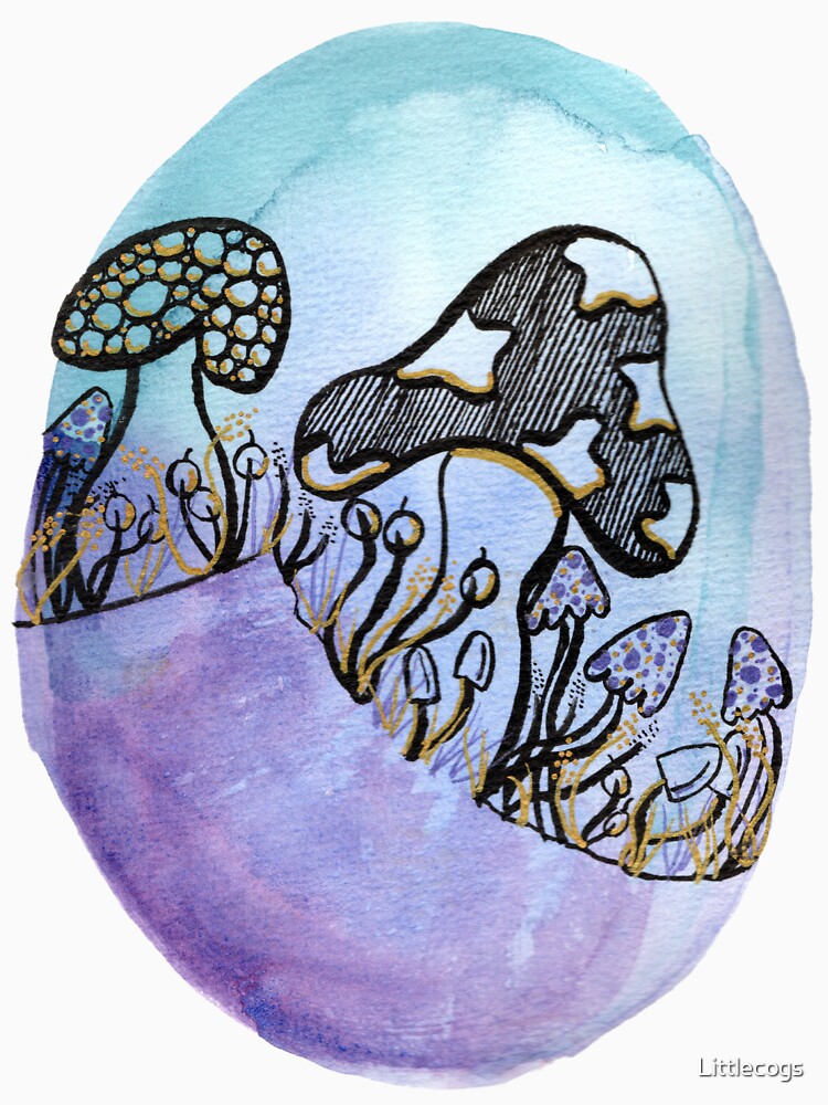Twilight in the Mushroom Forest by Littlecogs