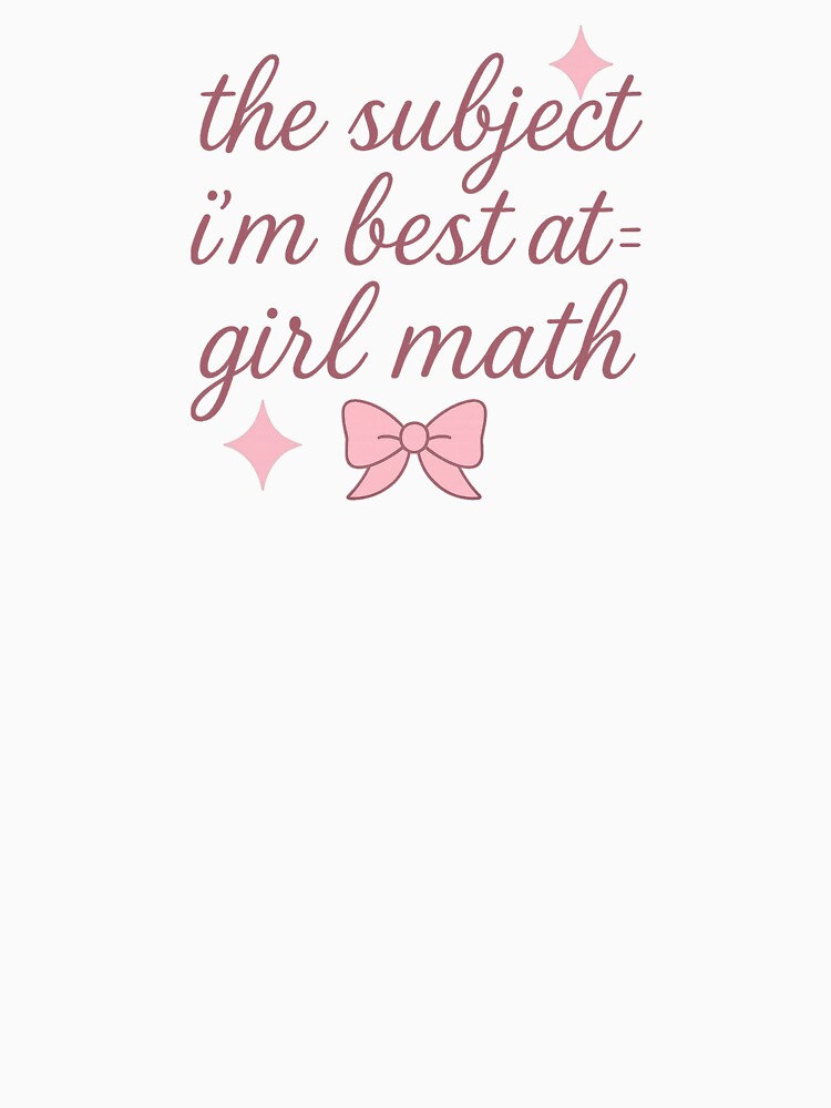 Cute Girl Math Iconic Aesthetic by ArtByEvelina