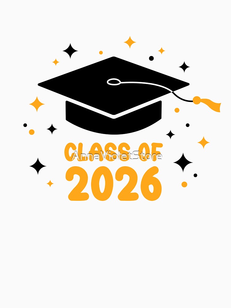 Class of 2026 Graduation Print, Cute School Grad Design by AnnaVioletStore