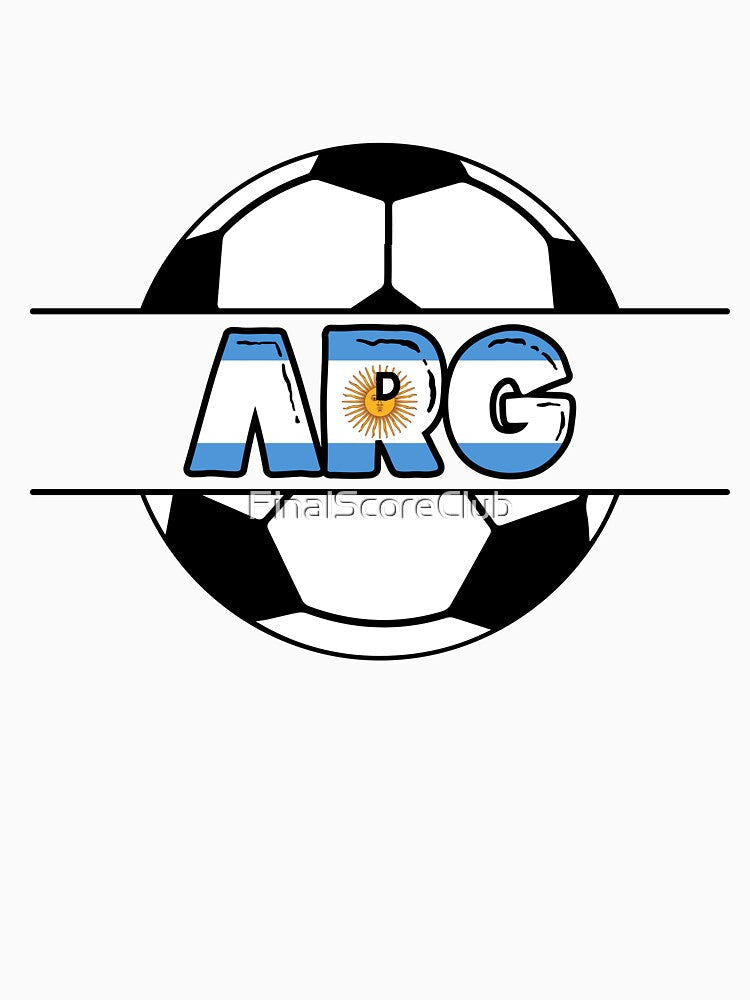 Argentina Soccer ARG Design by FinalScoreClub