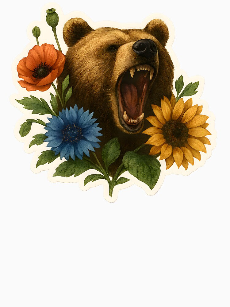 Bear with Flowers by Yomere