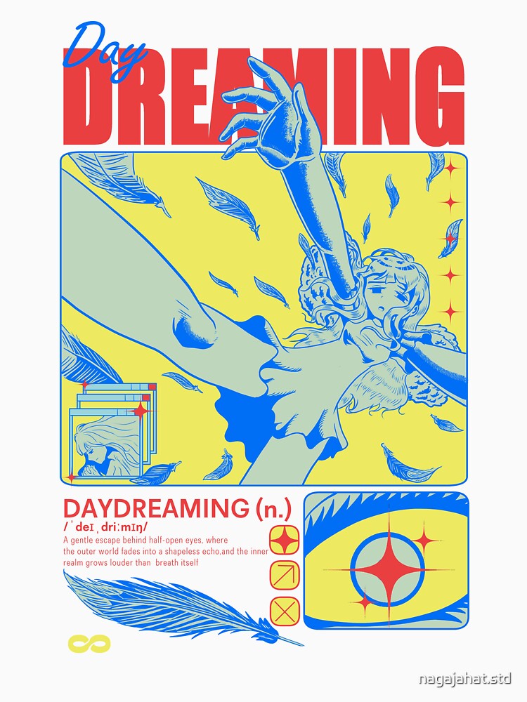 Daydreaming – Surreal Anime Dreamcore Illustration by nagajahat.std