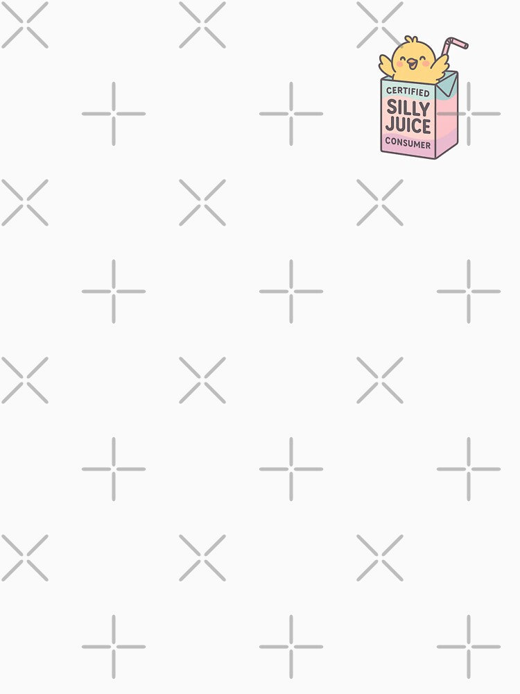 "Certified Silly Juice Consumer" – Funny Cartoon Chick Sticker by CaffeinatedCreatures