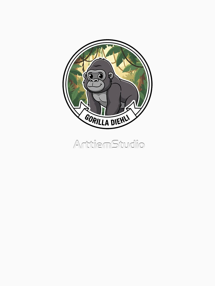 Cross River gorilla – Gorilla gorilla diehli by ArttiemStudio