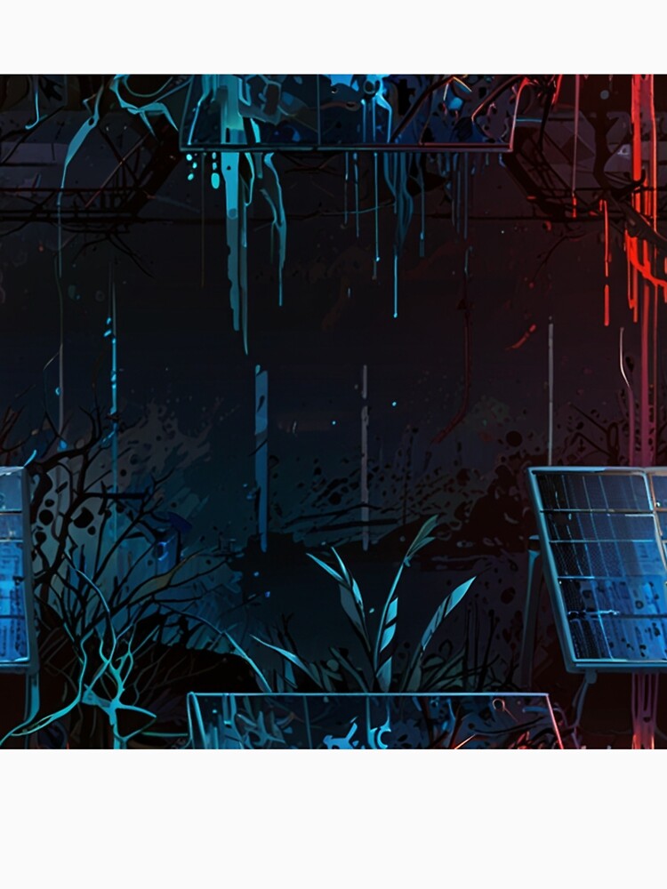 Shattered Bold Graphic Grunge Design Art | High Contrast Anime Art Print by Joy-boy-op