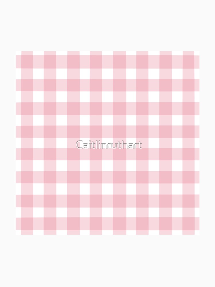 Pink strawberry shortcake gingham by Caitlinruthart
