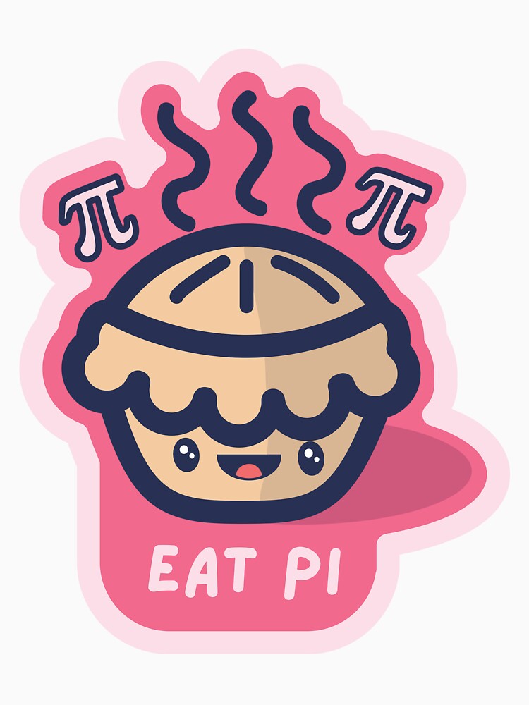 Eat Pi (Pie) Funny Math by UnwindMoon