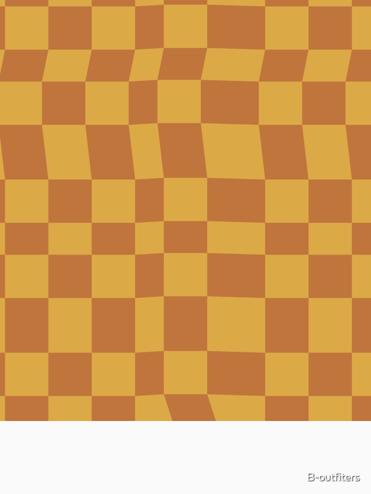 Orange and yellow checkered pattern by B-outfiters