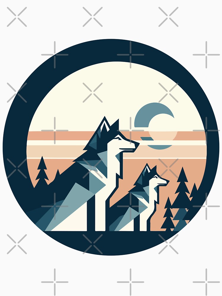 WOLVES AT THE MOON | Protect wildlife, animals lovers by That Dream Store