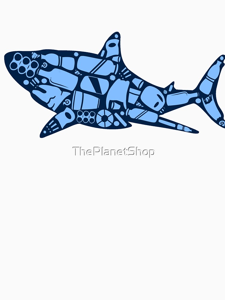Plastic Shark- Blue by ThePlanetShop
